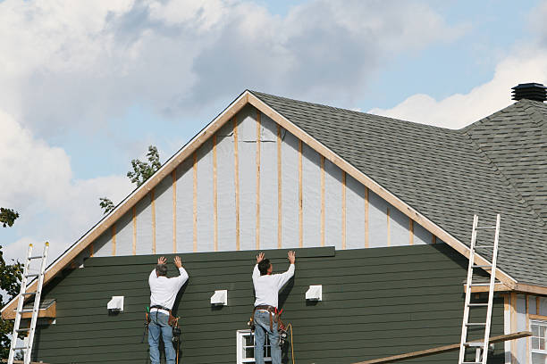 Professional Emergency Siding Repair technician working in Cochranton, PA